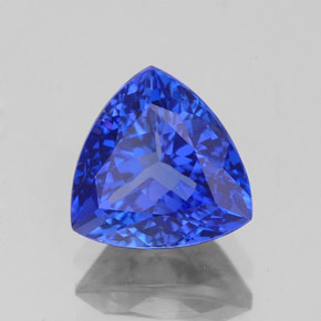 2.12캐럿 천연 바이올렛 블루 탄자나이트, 트릴리언, 8.1×8.1 mm, VVS