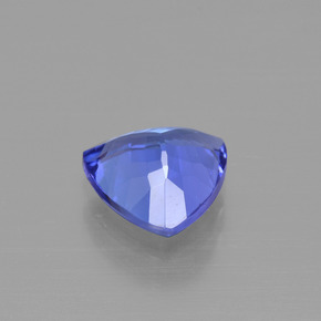 1.84캐럿 천연 바이올렛 블루 탄자나이트, 트릴리언, 8×7.9 mm, VVS