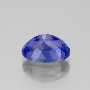 2.66캐럿 천연 바이올렛 블루 탄자나이트, 타원형 컷, 10×6.7 mm, VVS