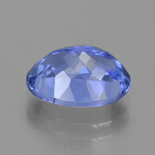 3.46캐럿 천연 딥 바이올렛 블루 탄자나이트, 타원형 컷, 10.8×7.9 mm, VVS-VS