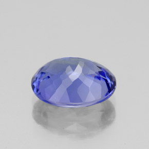 2.94캐럿 천연 바이올렛 블루 탄자나이트, 타원형 컷, 10×8.2 mm, VS