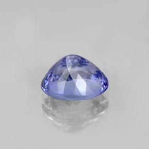 2.47캐럿 천연 강렬한 바이올렛 블루 탄자나이트, 타원형 컷, 9.2×7.2 mm, VVS