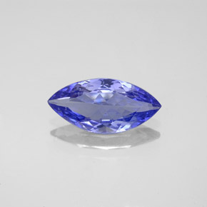 1.33캐럿 천연 바이올렛 블루 탄자나이트, 마퀴즈, 12×5.7 mm, VVS-VS