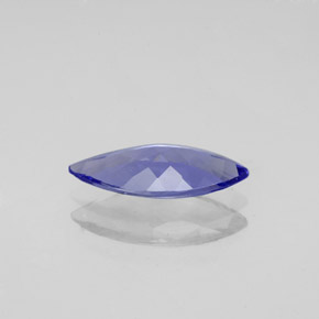 1.33캐럿 천연 바이올렛 블루 탄자나이트, 마퀴즈, 12×5.7 mm, VVS-VS