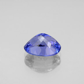 2.10캐럿 천연 바이올렛 블루 탄자나이트, 타원형 컷, 9×6.8 mm, VVS-VS