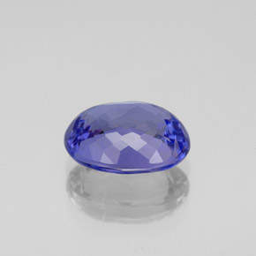2.94캐럿 천연 바이올렛 블루 탄자나이트, 타원형 컷, 10×7.8 mm, VVS