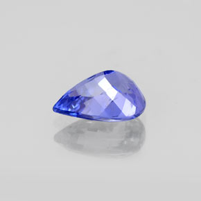 1.41캐럿 천연 바이올렛 블루 탄자나이트, 배 모양, 8.6×6.5 mm, VS