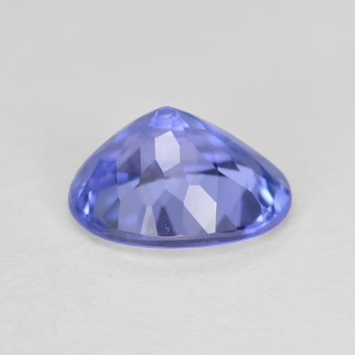 1.43캐럿 천연 딥 퍼플 블루 탄자나이트, 타원형 컷, 8×6.3 mm, VS-SI