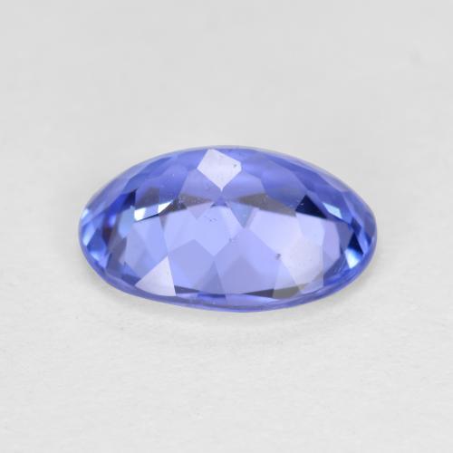 1.46캐럿 천연 바이올렛 블루 탄자나이트, 타원형 컷, 8.4×6.4 mm, SI