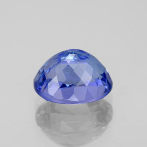 2.62캐럿 천연 바이올렛 블루 탄자나이트, 타원형 컷, 8.9×7 mm, SI