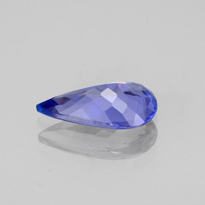 1.49캐럿 천연 바이올렛 블루 탄자나이트, 배 모양, 11×6.4 mm, VVS