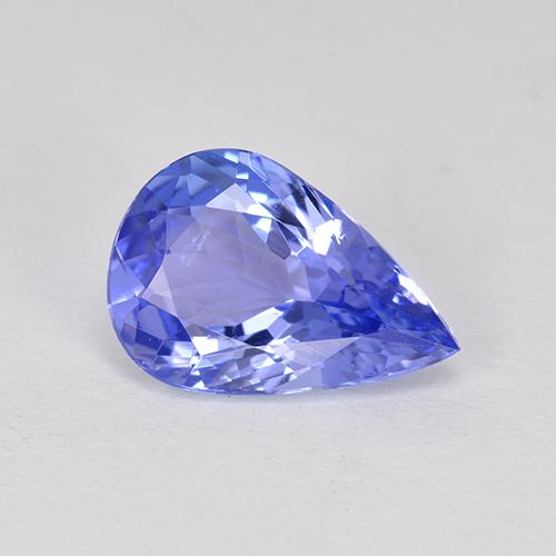 1.75캐럿 천연 바이올렛 블루 탄자나이트, 배 모양, 10×6.8 mm, VS-SI