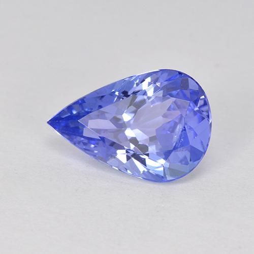 1.75캐럿 천연 바이올렛 블루 탄자나이트, 배 모양, 10×6.8 mm, VS-SI