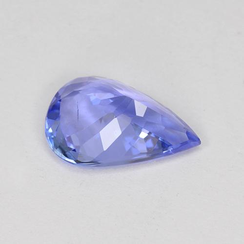 1.75캐럿 천연 바이올렛 블루 탄자나이트, 배 모양, 10×6.8 mm, VS-SI