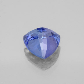 1.50캐럿 천연 바이올렛 블루 탄자나이트, 트릴리언, 7.5×7.3 mm, VVS