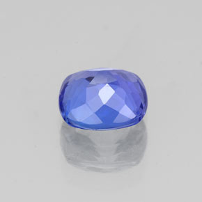 1.00캐럿 천연 바이올렛 블루 탄자나이트, 쿠션 컷, 6.1×6 mm, VVS