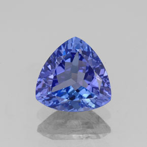 1.20캐럿 천연 바이올렛 블루 탄자나이트, 트릴리언, 7.2×7.1 mm, VS