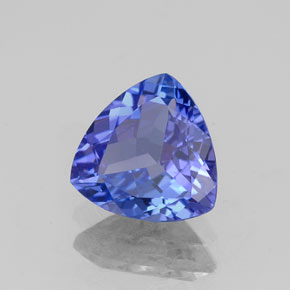 1.20캐럿 천연 바이올렛 블루 탄자나이트, 트릴리언, 7.2×7.1 mm, VS