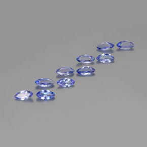 3.37캐럿 천연 라이트 블루 탄자나이트 보석, 마퀴즈, 7×3.6 mm, VS-SI