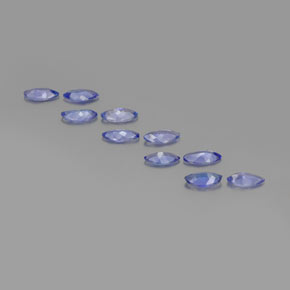 3.37캐럿 천연 라이트 블루 탄자나이트 보석, 마퀴즈, 7×3.6 mm, VS-SI