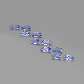 3.01캐럿 천연 인텐스 블루 탄자나이트 보석, 마퀴즈, 7×3.4 mm, VS-SI