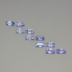 2.65캐럿 천연 일렉트릭 퍼플 블루 탄자나이트 보석, 마퀴즈, 6.7×3.3 mm, VS-SI