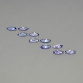 2.65캐럿 천연 일렉트릭 퍼플 블루 탄자나이트 보석, 마퀴즈, 6.7×3.3 mm, VS-SI