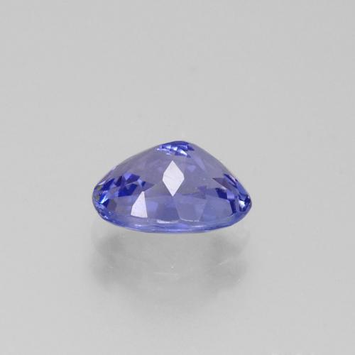 1.36캐럿 천연 일렉트릭 블루 탄자나이트, 타원형 컷, 7.8×5.8 mm, VS