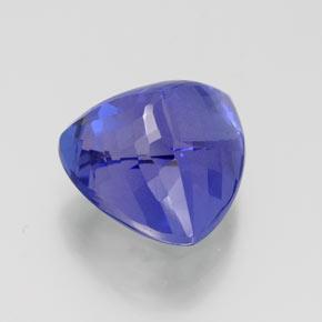 7.47캐럿 천연 딥 블루 탄자나이트, 트릴리언, 11.3×11.3 mm, IF
