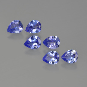 1.48캐럿 천연 미디엄 네이비 블루 탄자나이트 보석, 배 모양, 4.9×3.8 mm, VS