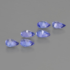 1.48캐럿 천연 미디엄 네이비 블루 탄자나이트 보석, 배 모양, 4.9×3.8 mm, VS