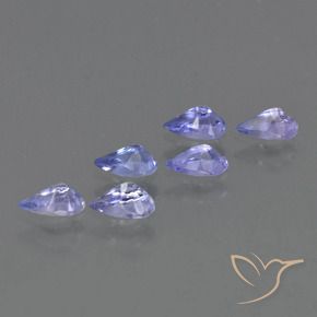 1.27캐럿 천연 강렬한 바이올렛 블루 탄자나이트 보석, 배 모양, VS