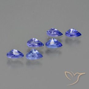 1.70캐럿 천연 바이올렛 블루 탄자나이트 보석, 배 모양, VS