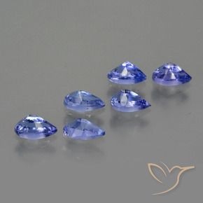 1.63캐럿 천연 진한 파랑 탄자나이트 보석, 배 모양, VS