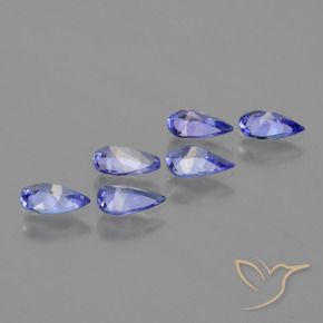 1.81캐럿 천연 강렬한 바이올렛 블루 탄자나이트 보석, 배 모양, VS