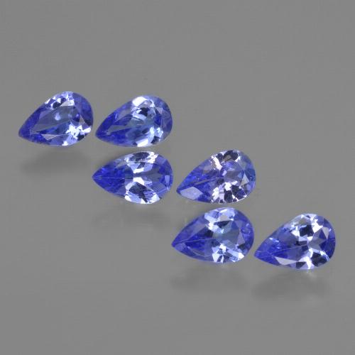 2.27캐럿 천연 강렬한 바이올렛 블루 탄자나이트 보석, 배 모양, 6.1×4 mm, VS