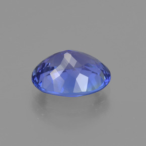 1.95캐럿 천연 딥 블루 탄자나이트, 타원형 컷, 8.8×6.7 mm, VVS