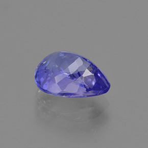 2.35캐럿 천연 바이올렛 탄자나이트, 배 모양, 9.2×7.3 mm, VS-SI