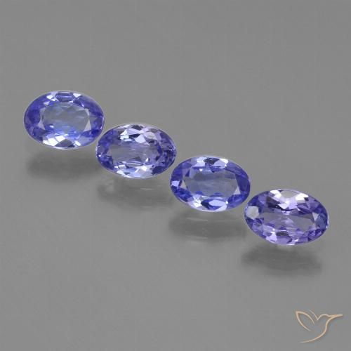 1.75ctw 자연스러운 인텐스 블루 탄자나이트, 타원형, VVS-VS