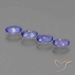 1.75캐럿 천연 인텐스 블루 탄자나이트 보석, 타원형, VVS-VS