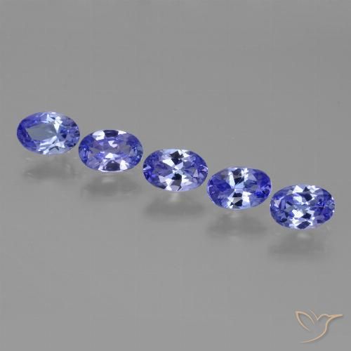 2.24캐럿 천연 강렬한 바이올렛 블루 탄자나이트 보석, 타원형 컷, VS