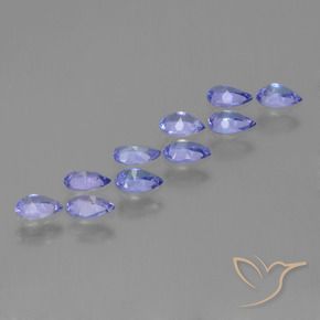 1.88캐럿 천연 강렬한 바이올렛 블루 탄자나이트 보석, 배 모양, VS