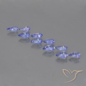 1.91캐럿 천연 강렬한 바이올렛 블루 탄자나이트 보석, 배 모양, VS