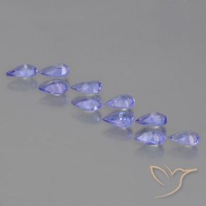 1.89캐럿 천연 강렬한 바이올렛 블루 탄자나이트 보석, 배 모양, VS