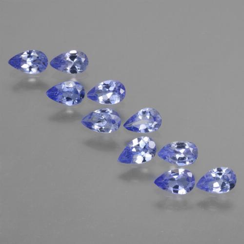 2.00캐럿 천연 블루 탄자나이트 보석, 배 모양, 5.1×3.1 mm, VS