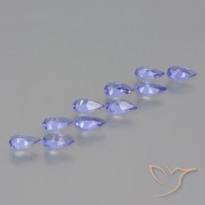 1.81캐럿 천연 강렬한 바이올렛 블루 탄자나이트 보석, 배 모양, VS