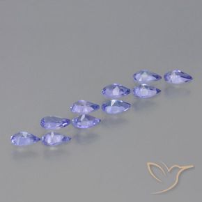 1.89캐럿 천연 강렬한 바이올렛 블루 탄자나이트 보석, 배 모양, VS