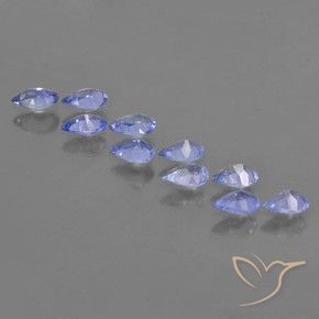 1.87캐럿 천연 강렬한 바이올렛 블루 탄자나이트 보석, 배 모양, VS