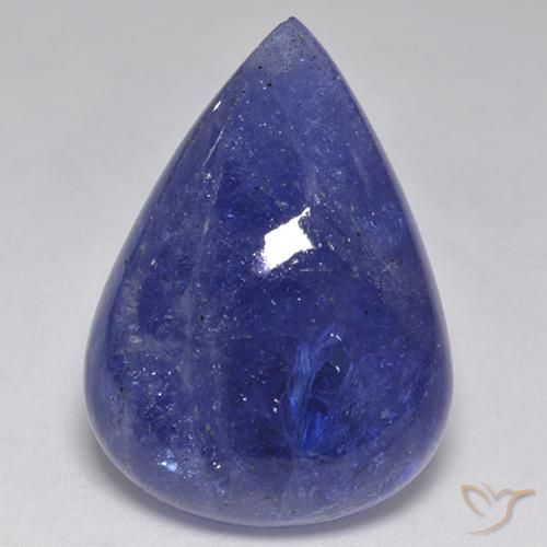 44.99캐럿 천연 딥 이집트 블루 탄자나이트, 배 모양, 28.4×20.6 mm, 투명한