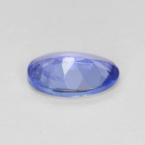 0.52캐럿 천연 블루 탄자나이트, 타원형 컷, 6.5×4.6 mm, VS